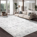 Washable 9×12 Area Rugs for Living Room, Vintage Floral Rug Soft Non Slip Stain by Dotiiorug