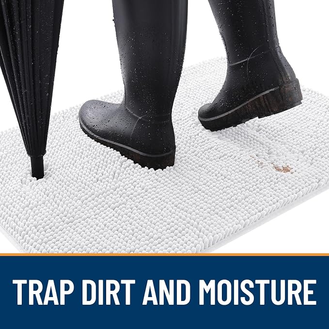 OLANLY Dog Door Mat for Muddy Paws 30x20, Absorbs Moisture and Dirt, Absorbent - Image 2