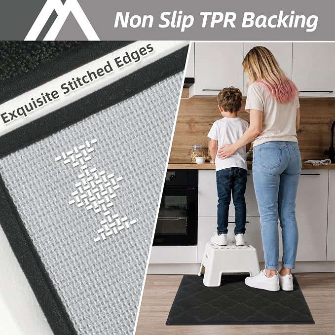 COSY HOMEER Kitchen Rugs Washable Non Slip Kitchen Mats - Image 5