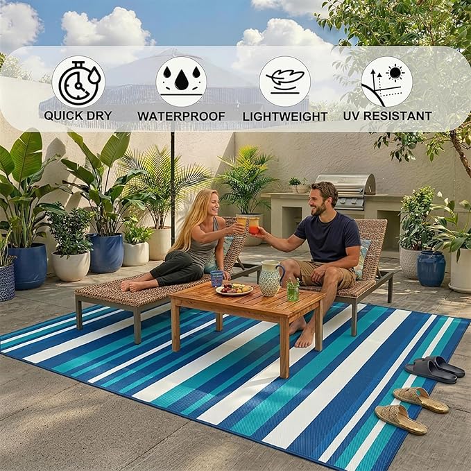 Outdoor Patio Rug Camping Essentials - Image 5