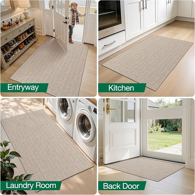 LUMI Ultra Thin Runner Rug for Hallway 2.3'x8', Non-Slip Entryway Rug - Image 8