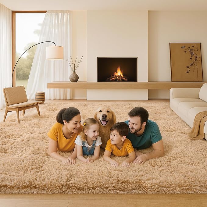 8x10 Area Rugs Living Room, Non-Slip Upgraded Indoor Thick Soft Rug, Modern - Image 3