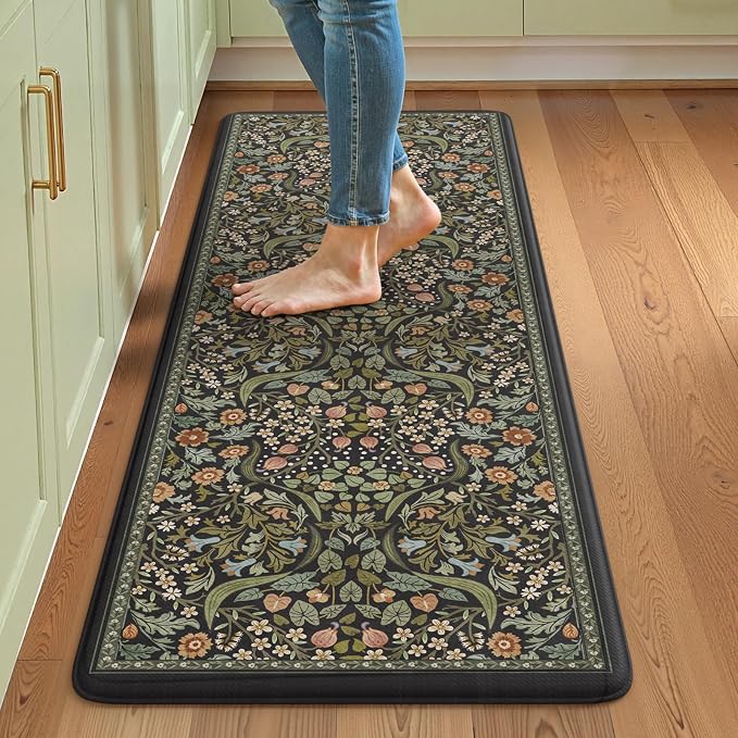 Collive Kitchen Mats Cushioned Anti Fatigue, Non Slip Waterproof Kitchen Floor by Collive