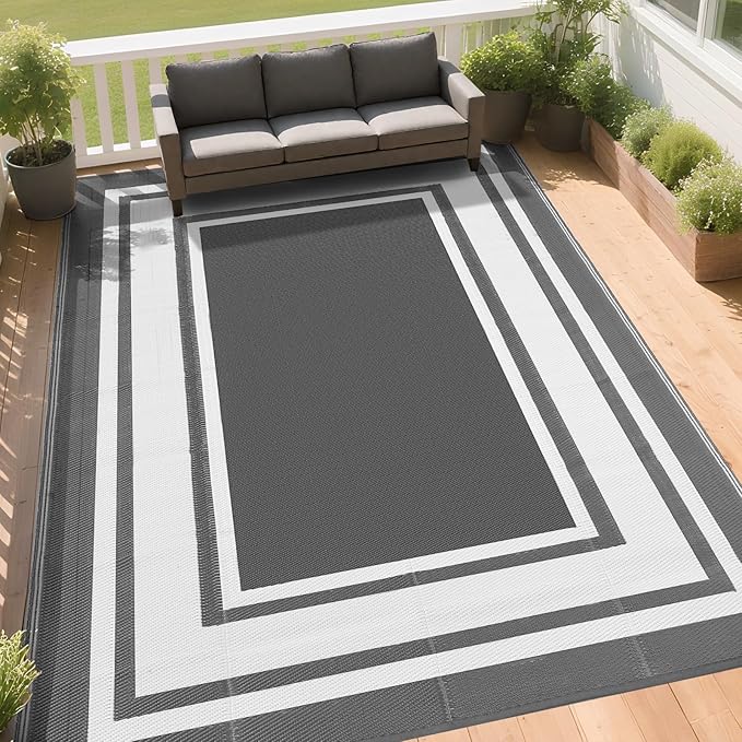 RURALITY Outdoor Rugs 8x10 Waterproof - Image 3