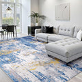 RELEANY Washable Area Rugs 10'x14' Non-Slip Modern Abstract Soft by RELEANY
