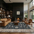 Rugxara 8x10 Area Rugs for Living Room, Large Washable Rug, Non Slip & Low Pile by Rugxara