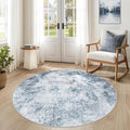 DMOYEST 5ft Round Area Rug for Living Room by DMOYEST
