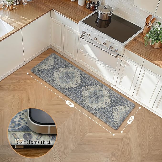 GENIMO Kitchen Mats for Floor, Washable Anti Fatigue Mat for Cushioned - Image 2