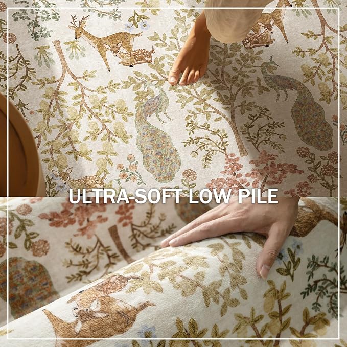 Runner Rug Washable Kitchen Runner: 2'x 6' Hallway Runner Rugs Stain Resistant - Image 5