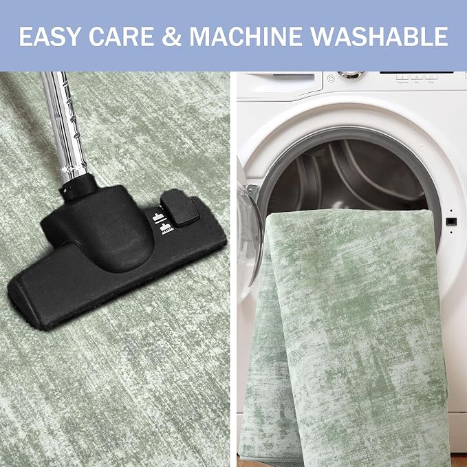 IOHOUZE Abstract Area Rug 4x5 Ft Washable Rugs - Image 5