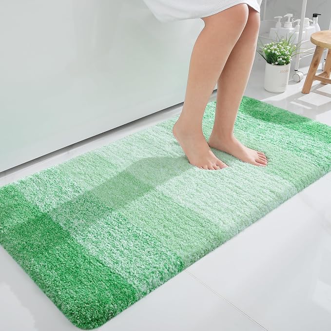 OLANLY Bathroom Runner Rugs Mat 47x24, Extra Soft Absorbent Microfiber Bath Rugs by OLANLY