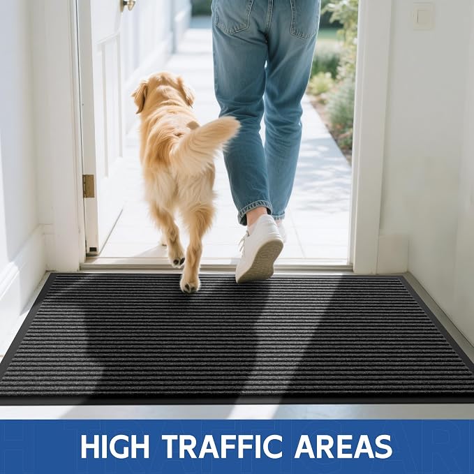 Front Door Mat, Commercial Door Mats Entrance, Low Profile Welcome Mats Non-Slip - Image 8