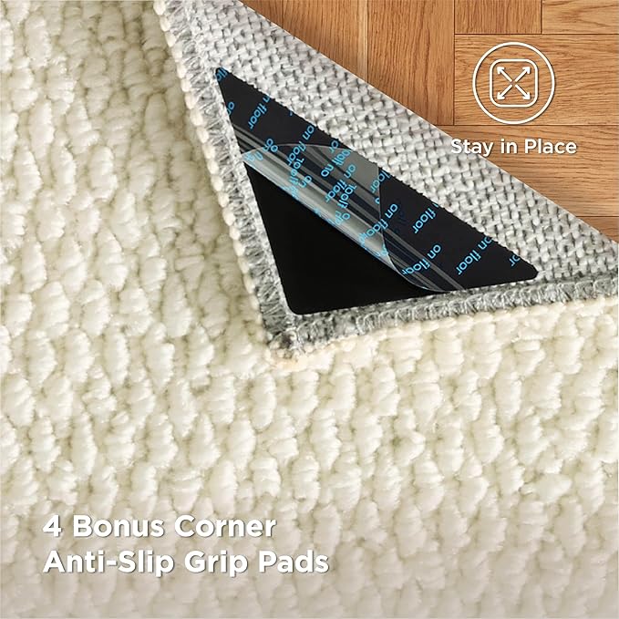Bedsure 6x9 Faux Wool Area Rugs - Image 3