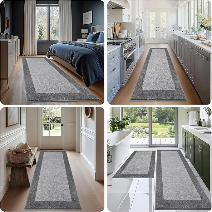 Machine Washable Runner Rug 32" x 144", Non Slip Kitchen Rug - Image 5