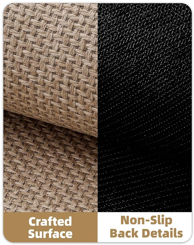 Color&Geometry Ultra Thin Indoor Door Mat 32"x48", Non Slip Rubber Backed Dirt - Image 6