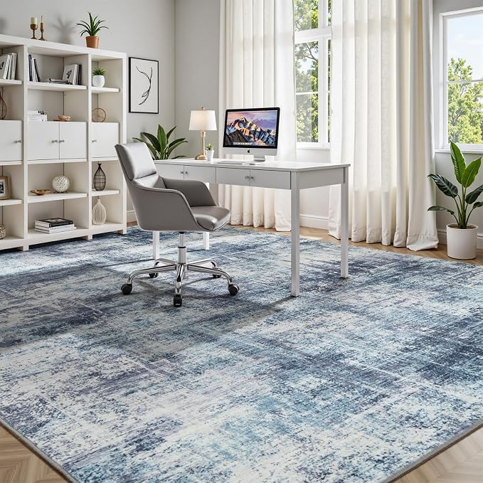 Lofus 8x10 Area Rug for Living Room, Neutral Modern Washable Carpet for Bedroom - Image 6