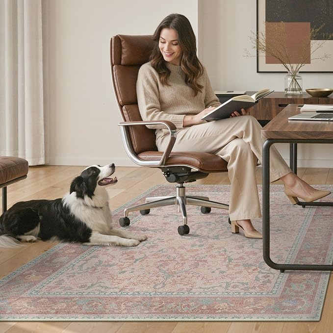 48"x72" Office Chair Mat for Hardwood Tile Floor, Under Desk Carpet Protector - Image 7