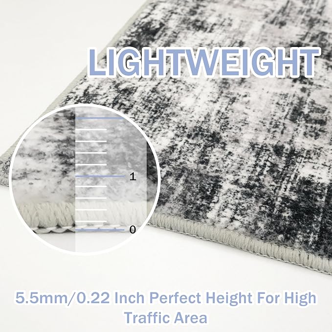 IOHOUZE Abstract Area Rugs 9x12 Ft Washable Large Rugs - Image 6