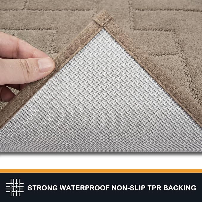 PURRUGS Dirt Trapping Door Mat 20" x 31.5", Non-Slip Machine Washable Entry Rug - Image 4