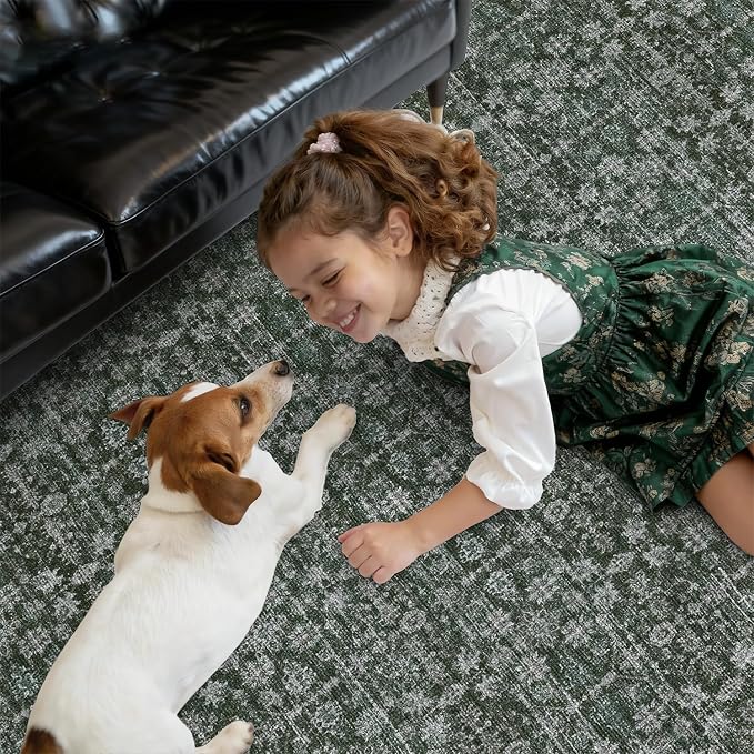 DCX 9x12 Neutral Rug, Kid & Pet Friendly - Image 6