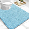 OLANLY Toilet Rugs U-Shaped 24x20, Extra Soft Absorbent Chenille Contour by OLANLY