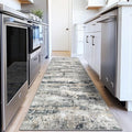 pmtsns Area Rugs 2x8 Runner Rug: Washable Hallway Rug Modern Abstract Neutral by pmtsns