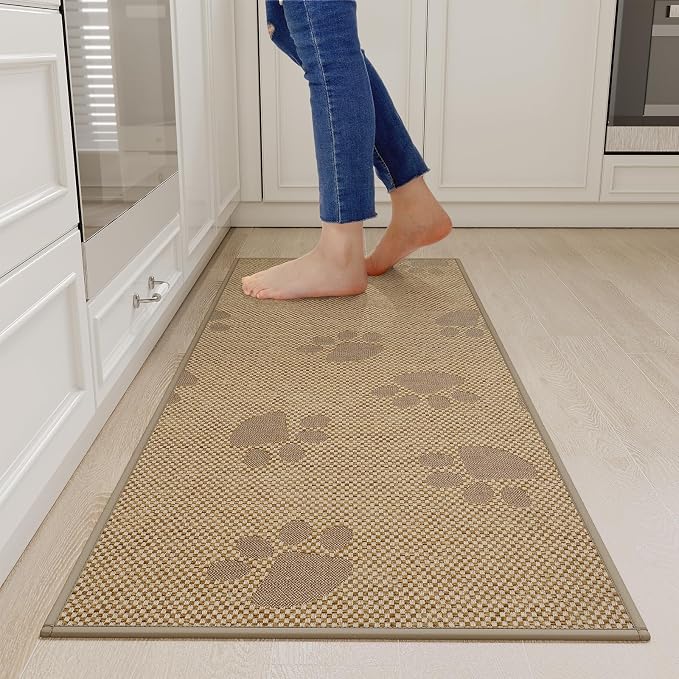 YDKGL Kitchen Mats for Floor, Super Absorbent Kitchen Rugs Non Slip Washable by YDKGL