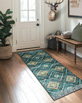BESTSWEETIE Area Rug 2x6 Rug Machine Washable Non-Slip Low Pile Print Pattern by BESTSWEETIE