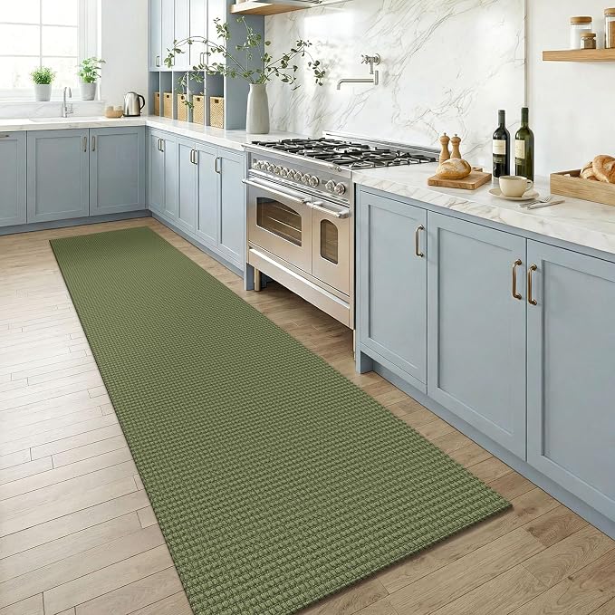 KOZYFLY Cotton Runners for Hallway 2.5'x8', Washable Runner Rug, Woven Non Slip - Image 2