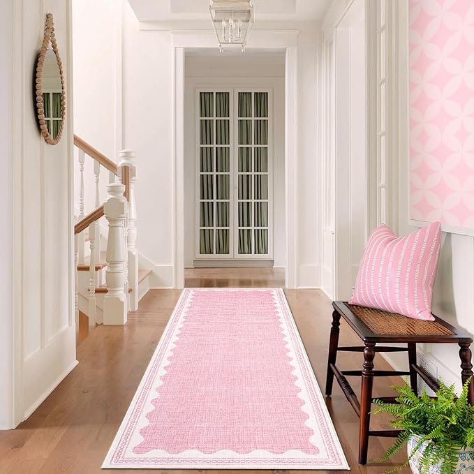 GarveeHome 2.5x8 Runner Rug for Hallway Washable Kitchen Rugs Non Slip Solid - Image 2