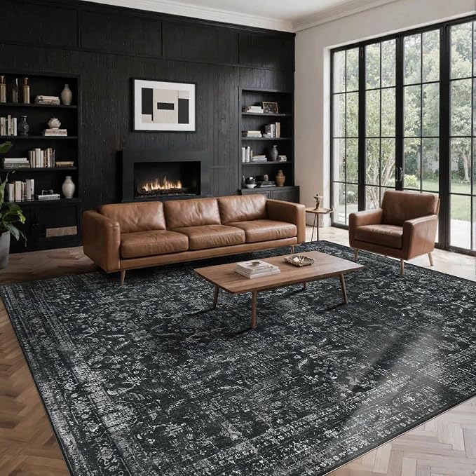 Rugxara 8x10 Area Rugs for Living Room Bedroom, Large Washable Rug, Non Slip & - Image 3