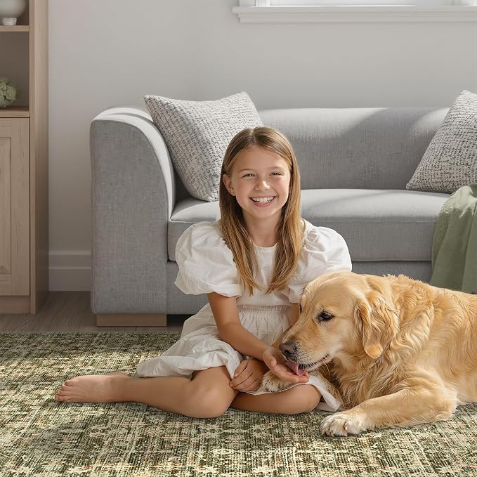 DCX 5x7 Neutral Rug, Kid & Pet Friendly - Image 3