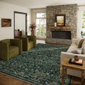 Washable Area Rugs for Living Room: 9x12 Rug Stain Resistant Non Slip Low Pile by palohom