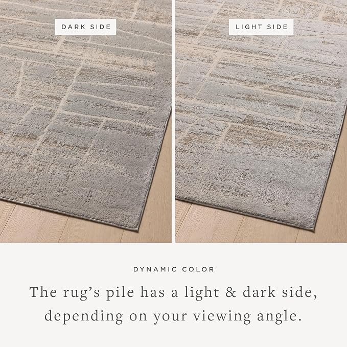 Loloi Amber Lewis Monty Collection MOT-07 Natural/Mist 2'-7" x 10'-0", .50" - Image 3