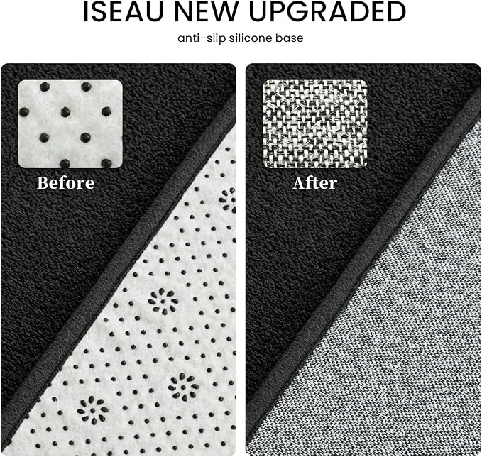 ISEAU 4x6 Rug for Bedroom, Soft Memory Foam Carpet - Image 2