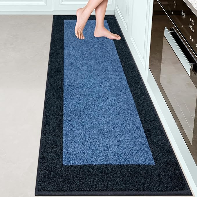 Machine Washable Runner Rug 24" x 84", Non Slip Kitchen Mat by Unknown