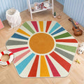 STARUIA Rainbow Machine Washable Rug by STARUIA
