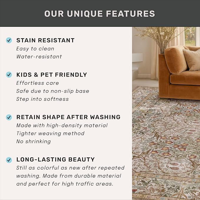 Hazo Haus Moss Green 2x5 Bathroom Rug Runners Non Slip Washable - Image 7