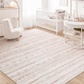 5x7 Pink Area Rugs for Living Room Machine Washable Rug Distressed Girls by Tchdio