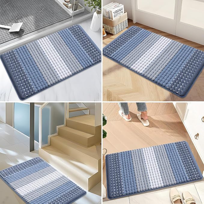 Kitinjoy Indoor Outdoor Door Mat, 47x20 Non-Slip Absorbent Dirt Trapper - Image 6