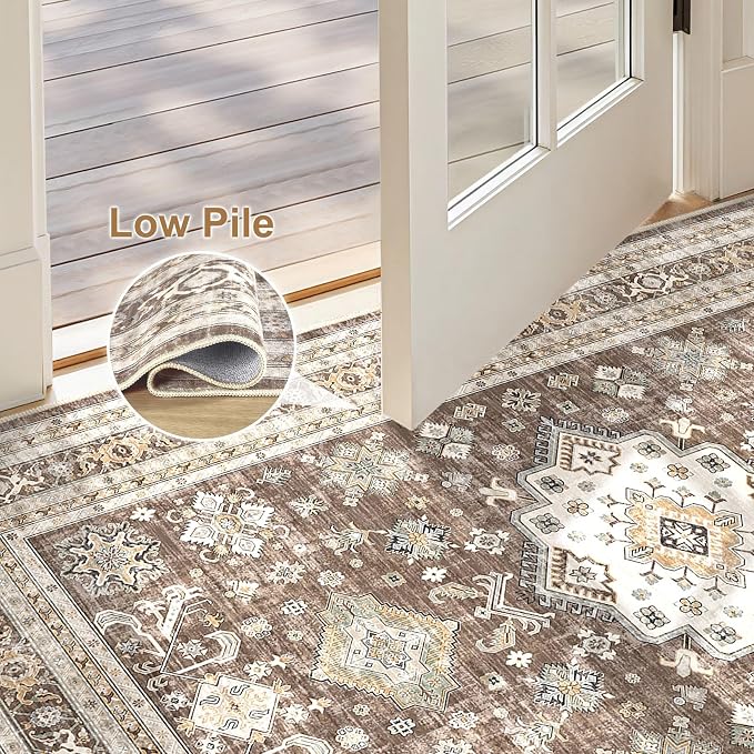 Vintage Living Room Area Rug 3x5 - Image 4
