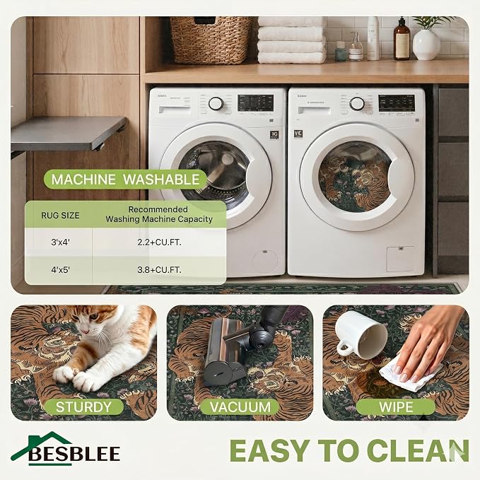 48"x60" Office Chair Mat for Hardwood Tile Floor, Under Desk Carpet Protector - Image 4