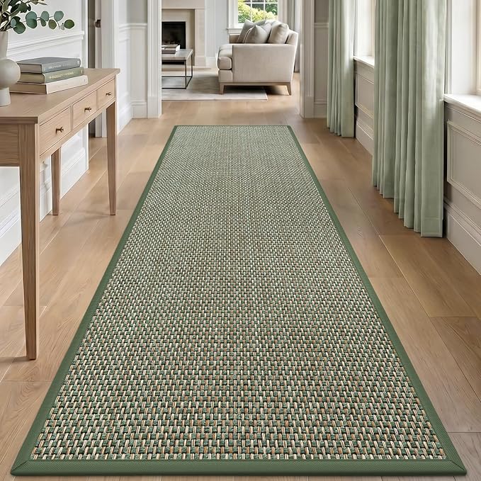 DEX Hallway Runner Rug 2'4''x8, Non Slip Rubber Backing Inside Entryway Carpet by DEXI