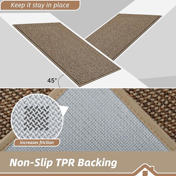 BEQHAUSE Kitchen Runner Rugs 24"x84", Non-Slip Kitchen Mats - Image 4