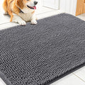 Smiry Dog Door Mat for Muddy Paws 30x20, Absorbent Dirt Trapper, Non-Slip by Smiry