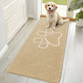 OLANLY Dog Door Mat for Muddy Paws 70x35, Paw Print Design, Absorbs Moisture by OLANLY