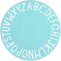 Topotdor Round Kids Play Rug Alphabet Nursery Area Rug Extra Large Soft by Topotdor