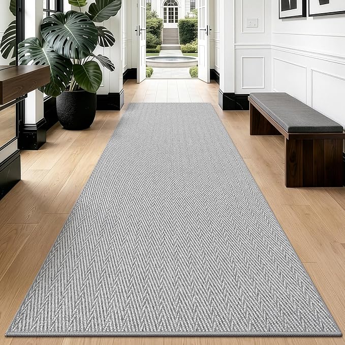LUMI Ultra Thin Runner Rug for Hallway 2.3'x10', Non-Slip Entryway Rug by LUMI