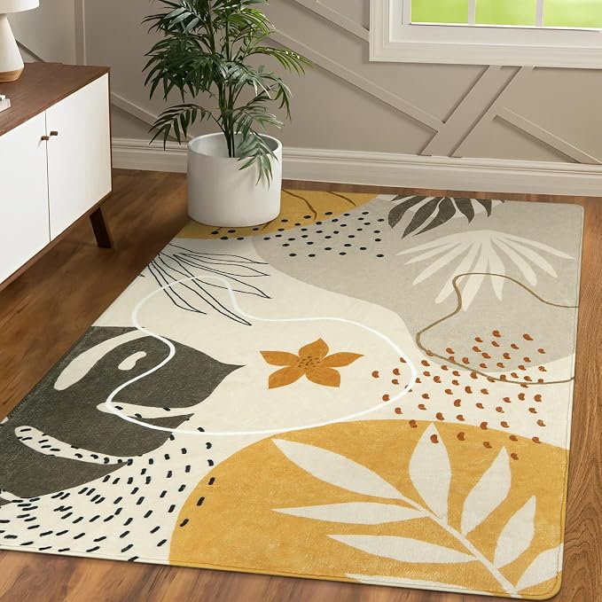 LLahome Boho 3x5 Washable Area Rug by Lahome