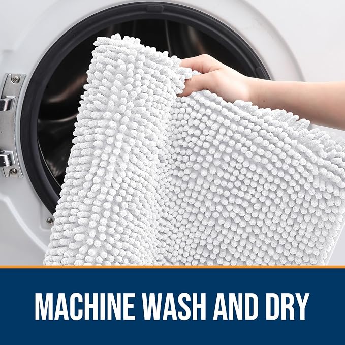 OLANLY Dog Door Mat for Muddy Paws 47x32, Absorbs Moisture and Dirt, Absorbent - Image 5